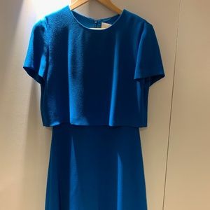 Hugo boss, women's blue dress, size 8 NWT